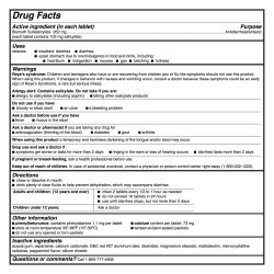 Anti-Diarrheal McKesson Brand 262 mg Strength Tablet 100 per Box - Image 4
