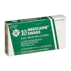 Sting and Bite Relief Benzocaine / Menthol Medicaine® Topical Swab Ampule - Image 2
