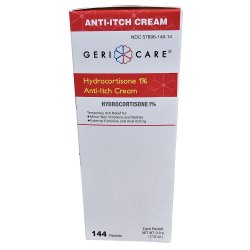 Itch Relief Geri-Care® 1% Strength Cream 144 Per Box Individual Packet - Image 3
