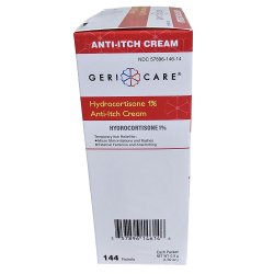 Itch Relief Geri-Care® 1% Strength Cream 144 Per Box Individual Packet - Image 4