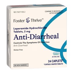 Anti-Diarrheal Foster & Thrive™ 2 mg Strength Caplet 24 per Box - Image 4