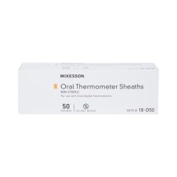 Oral Thermometer Probe Cover McKesson For use with Digital Thermometer 50 per Box - Image 4