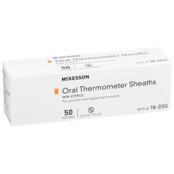 Oral Thermometer Probe Cover McKesson For use with Digital Thermometer 50 per Box - Image 5