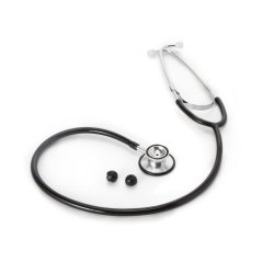 General Exam Stethoscope McKesson Black 1-Tube 22 Inch Tube Double Sided Chestpiece - Image 2
