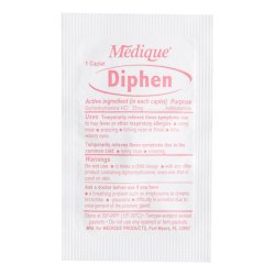 Allergy Relief Diphen 25 mg Strength Tablet 200 per Box - Image 3