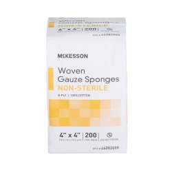 Gauze Sponge McKesson 4 X 4 Inch 8-Ply NonSterile 200 per Pack - Image 3