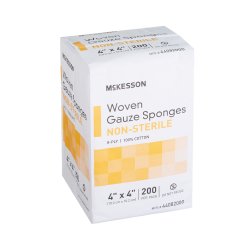Gauze Sponge McKesson 4 X 4 Inch 8-Ply NonSterile 200 per Pack - Image 4