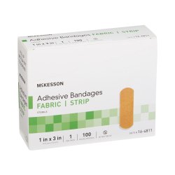 Adhesive Strip McKesson Fabric Tan 1 X 3 Inch Sterile - Image 6