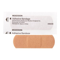 Adhesive Strip McKesson Fabric Tan 1 X 3 Inch Sterile - Image 2