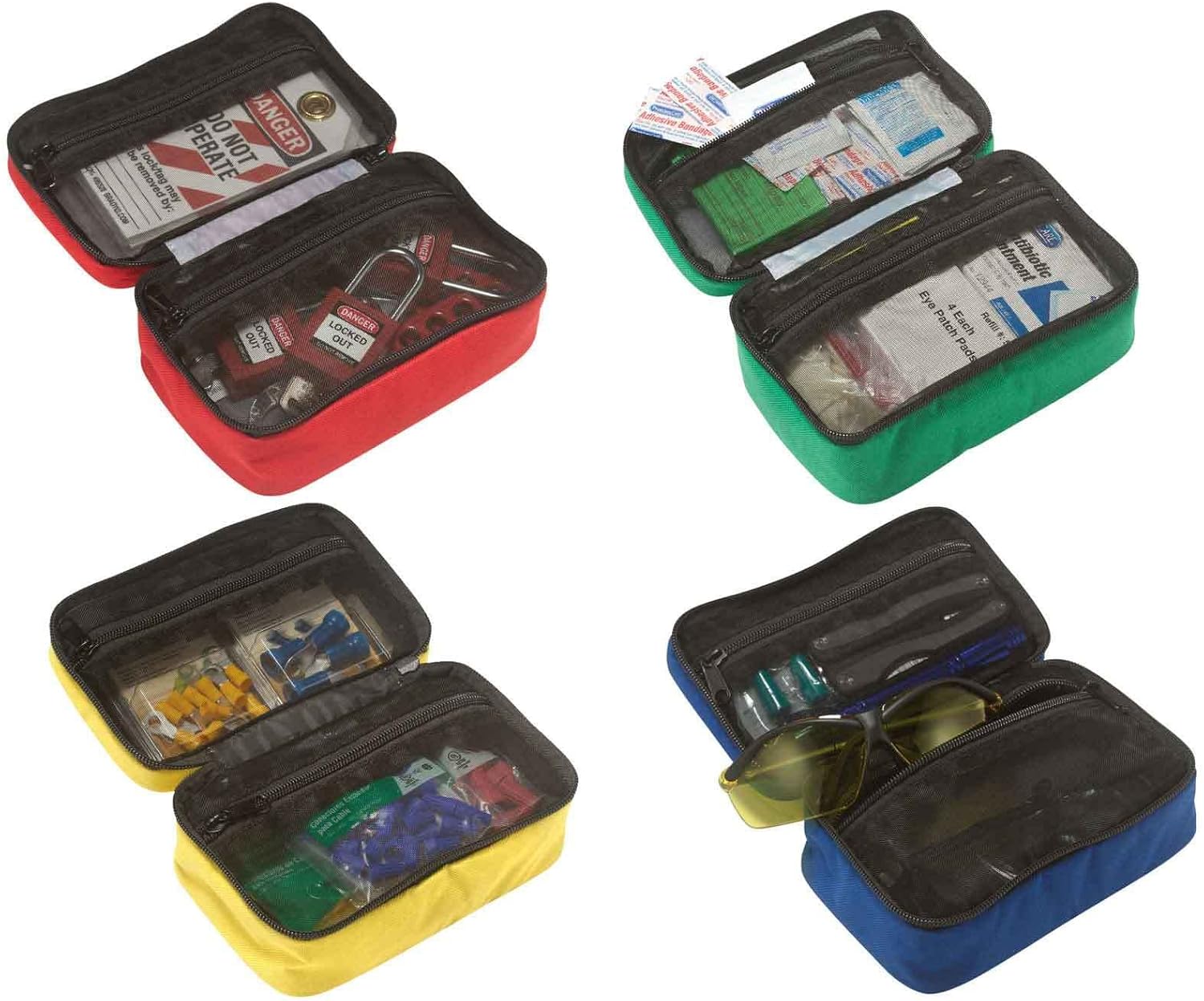 Zippered Storage Pouches Kit, Includes A Pack of 4 Bags, Ergodyne Arsenal 5876K - Image 2
