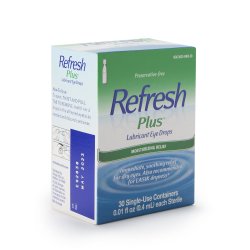 Eye Lubricant Refresh Plus® 0.01 oz. Eye Drops - Image 2
