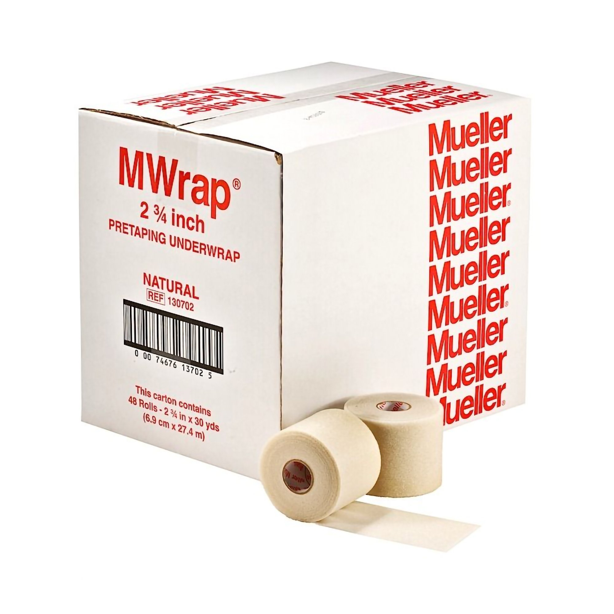 Athletic Underwrap Tape Mueller® MWrap® Natural 2-3/4 Inch X 30 Yard Foam NonSterile - Image 2