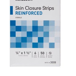 Skin Closure Strip McKesson 1/4 X 1-1/2 Inch Nonwoven Material Reinforced Strip White - Image 7