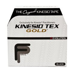 Kinesiology Tape Kinesio® Tex Gold™ FP Black 2 Inch X 34 Yard Cotton NonSterile - Image 2