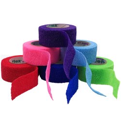 Cohesive Bandage CoFlex® NL 2 Inch X 5 Yard Self-Adherent Closure Neon Pink / Blue / Purple / Light Blue / Neon Green / Red NonSterile 12 lbs. Tensile Strength - Image 2