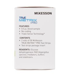 Blood Glucose Test Strips McKesson TRUE METRIX® PRO 100 Strips per Pack - Image 5