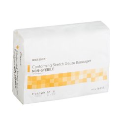 Conforming Bandage McKesson 3 Inch X 4-1/10 Yard NonSterile 12 per Pack - Image 4