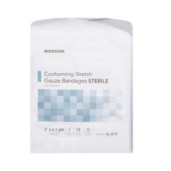 Conforming Bandage McKesson 4 Inch X 4-1/10 Yard Sterile 1 per Pack - Image 4